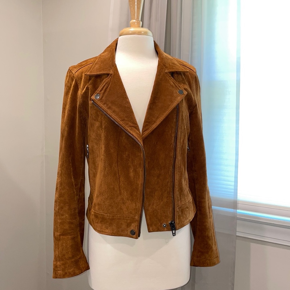 BLANKNYC Suede Moto Jacket